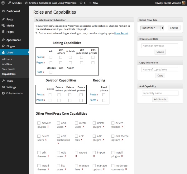 Capability Manager Улучшенный плагин