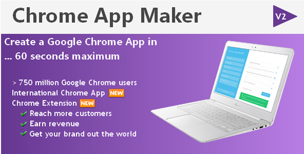 Chrome App Maker на рынке Envato