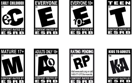 Общие рейтинги ESRB