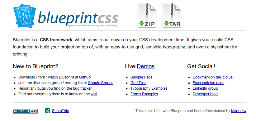 Blueprint: CSS Framework