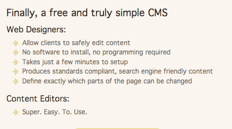 Cushy CMS