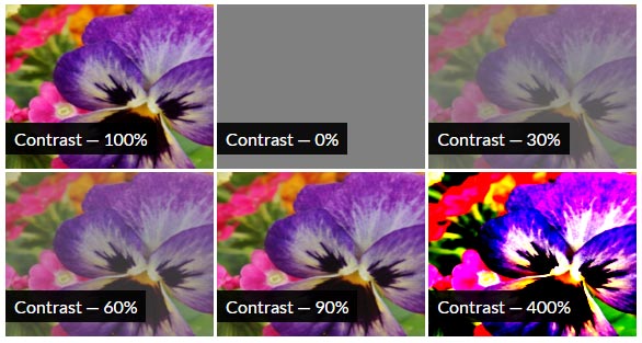 Эффект CSS Contrast Filter