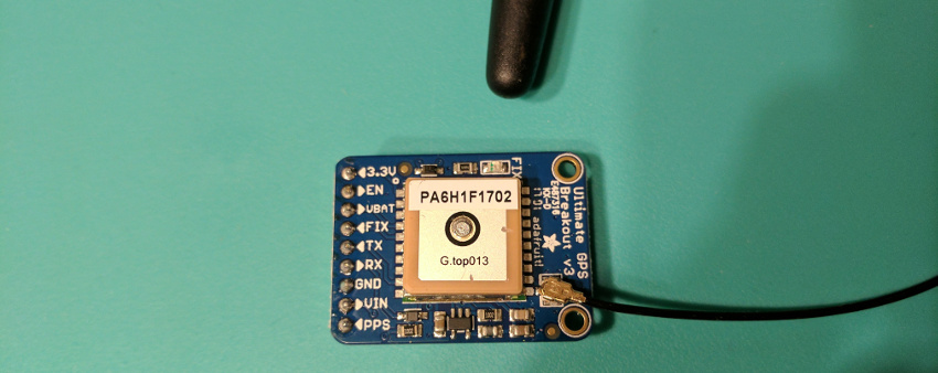 GPS модуль и Adafruit Breakout Board