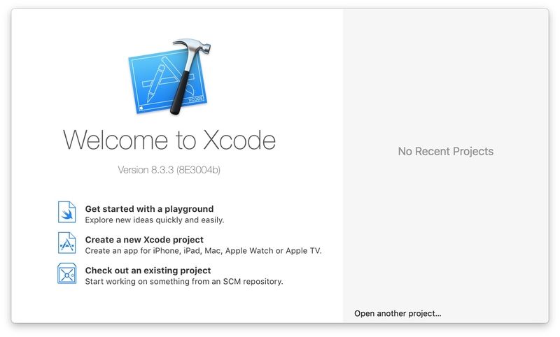 Добро пожаловать в Xcode