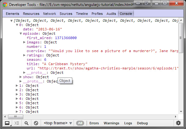 figure4 отформатированные-tvshow-JSON-объекты