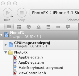 Рисунок 8: GPUImage в Xcode