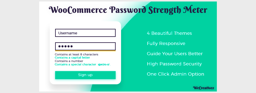 WooCommerce измеритель надежности пароля