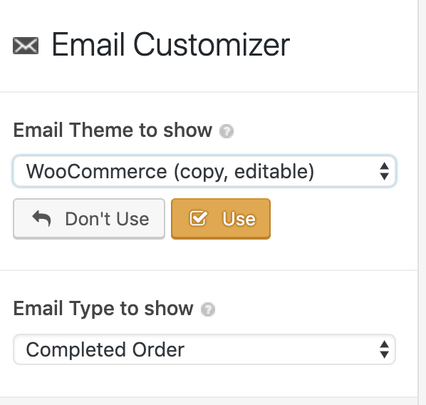 Email Customizer Completed Order Email