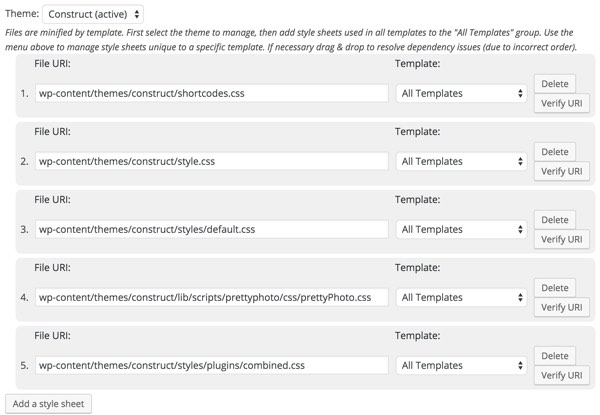 Google PageSpeed ​​- W3TC Объединить CSS