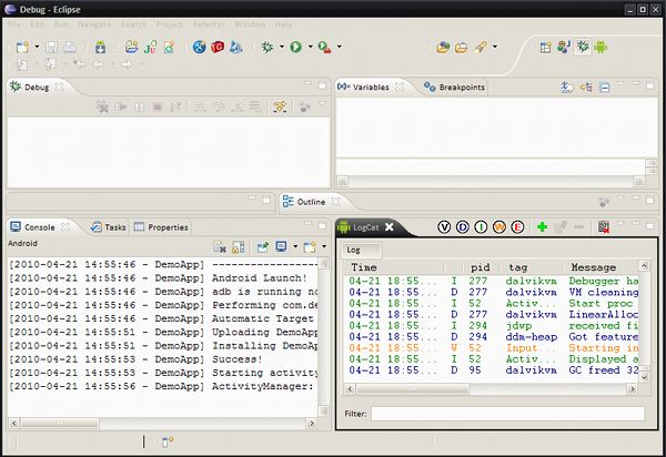 Eclipse Debugging Android Development