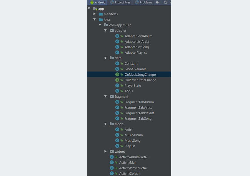 Структура файлов проекта в Android Studio