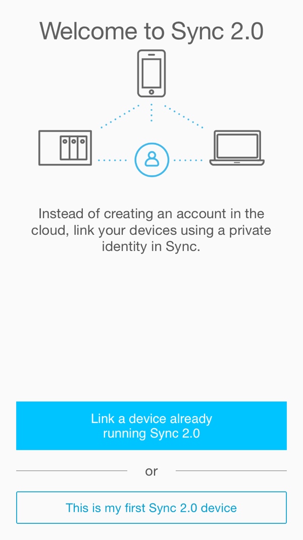 BitTorrent Sync iOS Connect