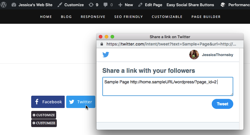 Вы можете добавить простую кнопку «Опубликовать в Twitter» на свой веб-сайт WordPress.
