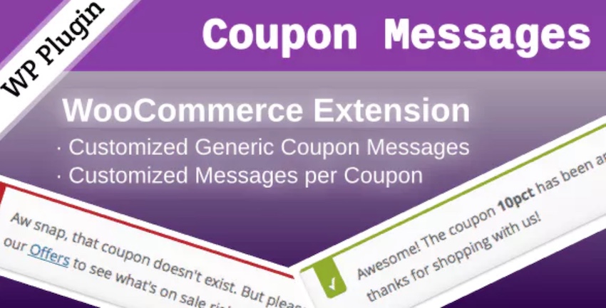 Плагин WooCommerce Coupon Messages