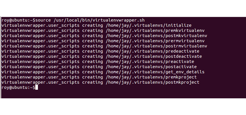Источник virtualenvwrapper
