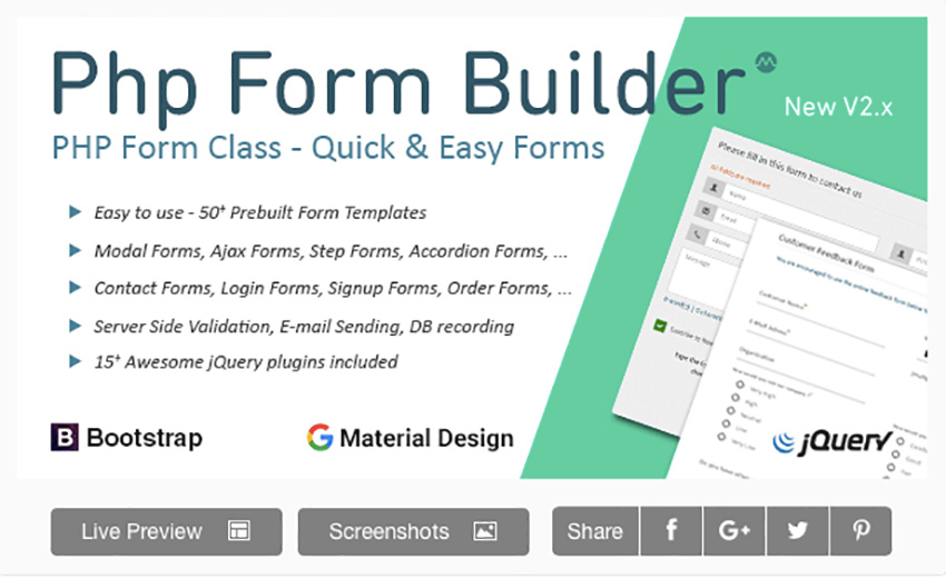 PHP Form Builder