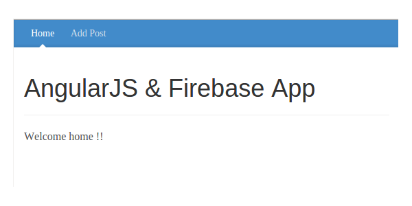 Дом пользователя AngularJS Firebase