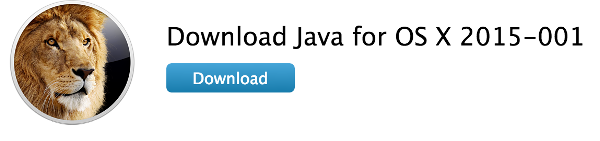 Страница загрузки OS X Java