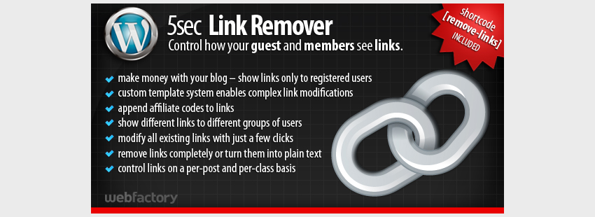 5sec Link Remover - плагин расширения членства