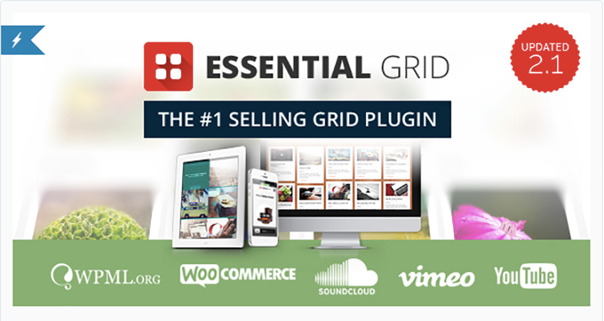 Essential Grid WordPress Плагин