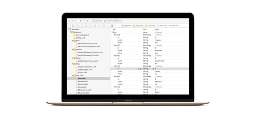 Редактирование Plist в Xcode