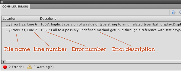 The Compiler Errors Panel, Again