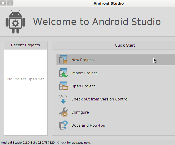 Android Studio Добро пожаловать