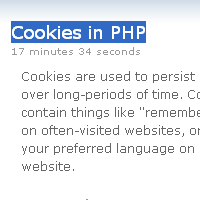 <br /> Cookies в PHP