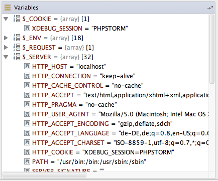 PhpStorm-отладчик-вары