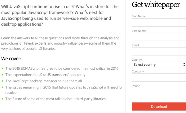 JavaScript 2016 - Форма загрузки для Белой книги