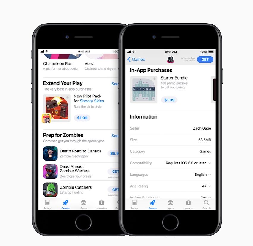 Маркетинг покупок в приложении более заметен в источнике App Store Apple