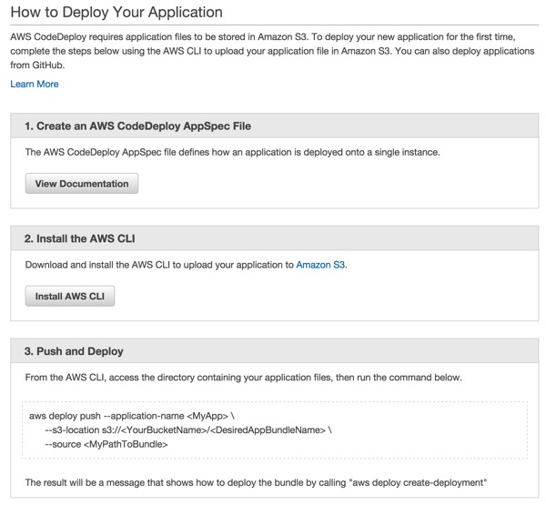 Codeship AWS Code Deploy Как развернуть ваше приложение