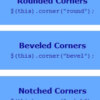 jQuery Corner Gallery