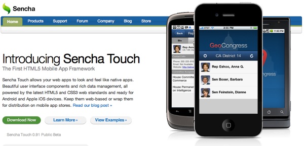 App html. Sencha Touch. Html5 mobile app. Sencha js. Sencha Enterprise.