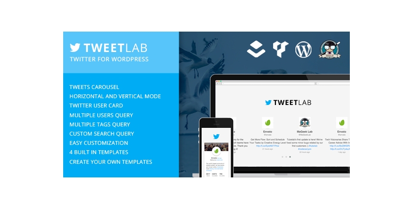 Tweetlab - твиттер-слайдер для WordPress