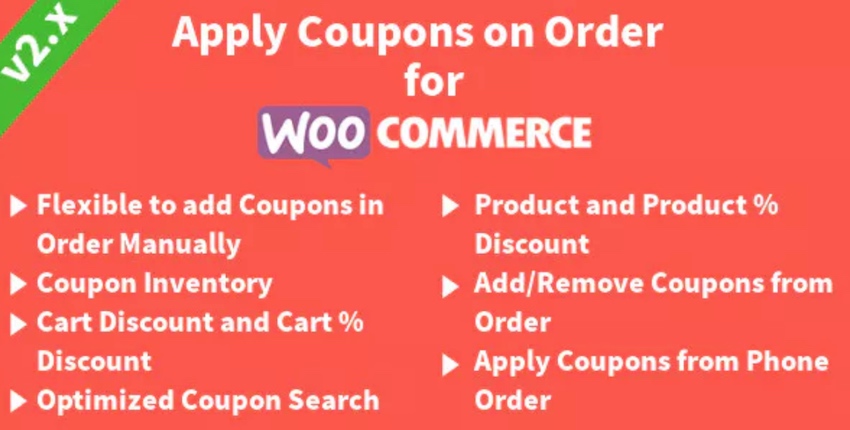 Применить купоны на плагин WooCommerce для заказа