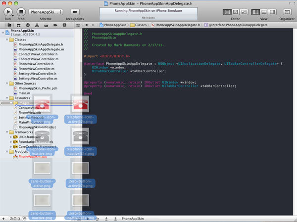 Перетаскивание изображений в Xcode