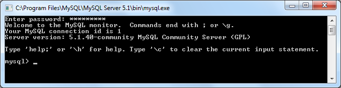 Mysql CLI