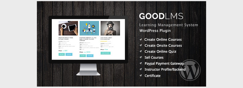 Good LMS - система управления обучением WP Plugin