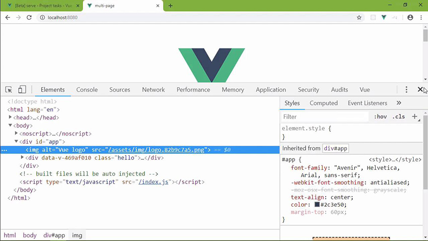 Более простая настройка проекта с помощью Vuejs CLI 3