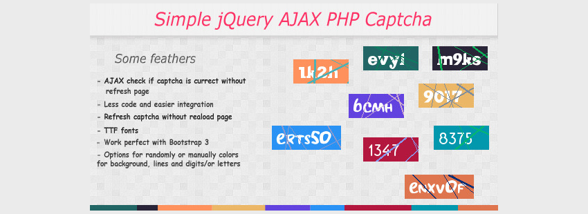 Простая jQuery AJAX PHP Captcha