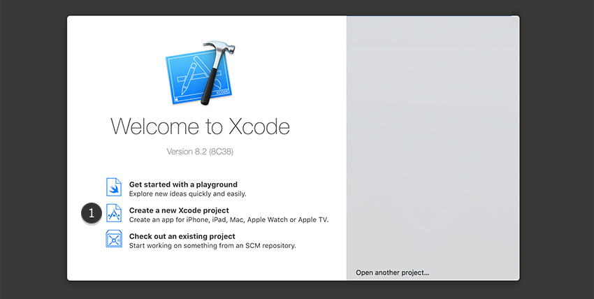 создать новое приложение xcode стикер