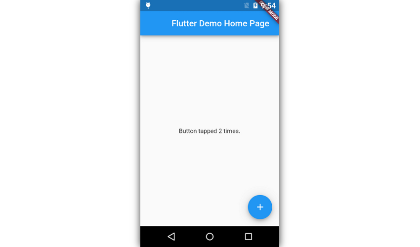 Демонстрационное приложение Flutter