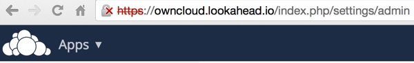 HTTPS-сертификат OwnCloud не является доверенным