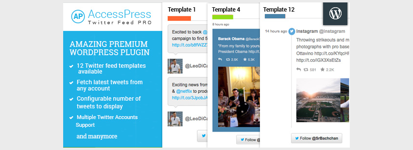 AccessPress Twitter Feed Pro