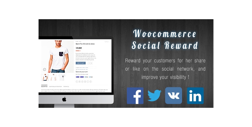 WooCommerce Социальная награда