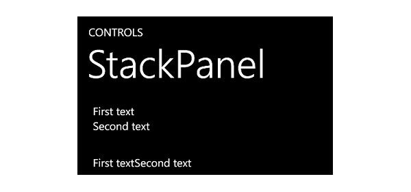 Элемент управления StackPanel