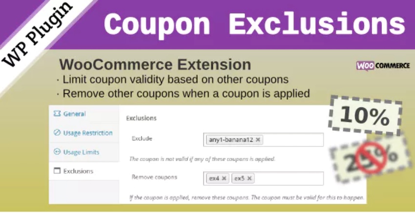 Плагин WooCommerce Coupon Exclusion