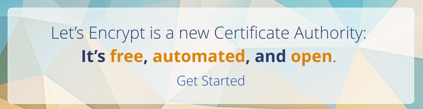 Серия Startup - позволяет зашифровать новый центр сертификации бесплатно и автоматически