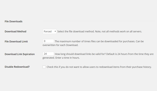 Easy Digital Downloads Misc Settings - Part 2